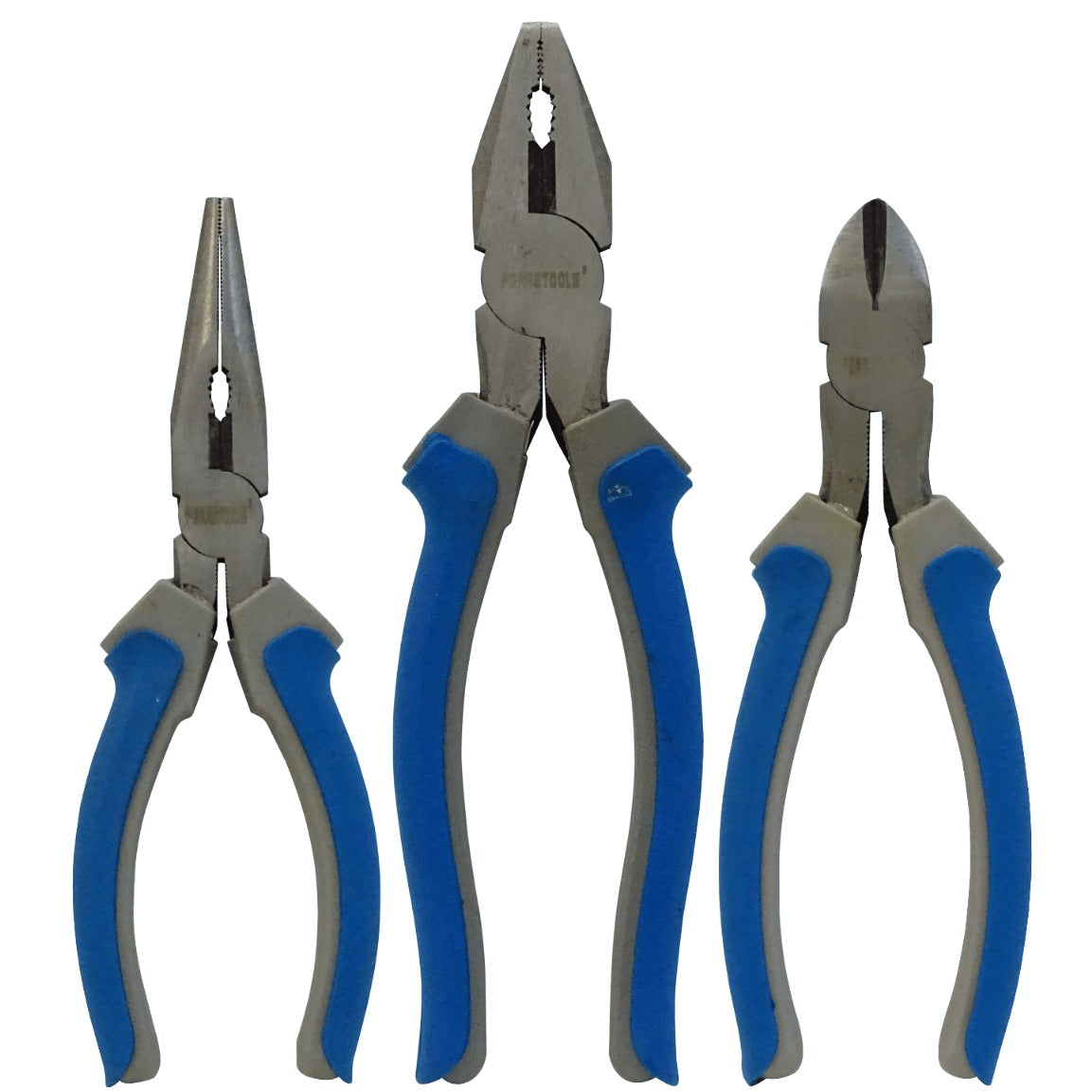 KIT-ALICATES FERRETOOLS Juego de 3 Pinzas Universal, de Corte y de Punta Fina de 8 Pulgadas F5209