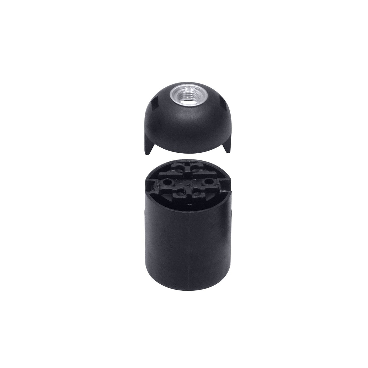 SOQ-E27-N Portalámparas volante E27 negro REMA, 150 W, 250 VCA