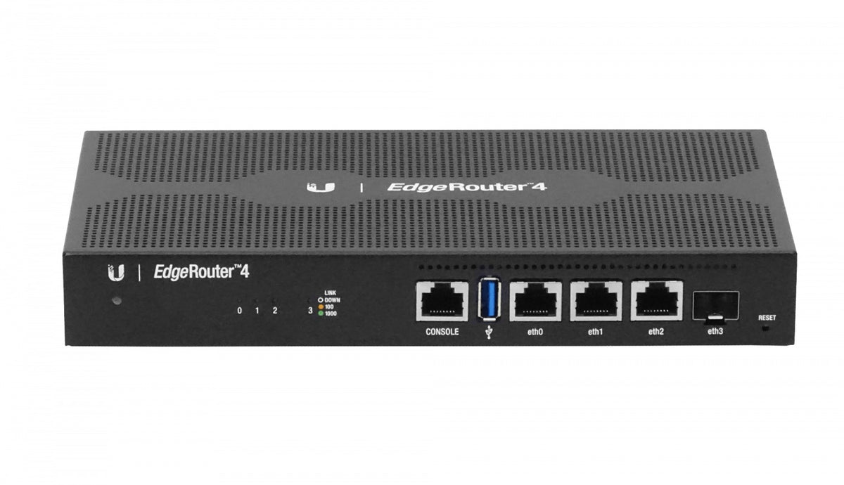 ER-4. UI 3-1000 1-SFP 1-USB Console-RJ45 Router opc-Rack 220V 2x800MHz ER-4-EU UBIQUITI