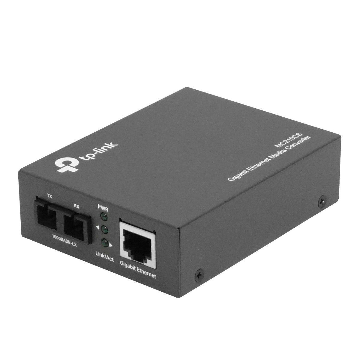 MC210CS-LIQ USADO TP-LINK Convertidor de Medio Monomodo 1000Mbps 2-SC 1310nm 15km requiere 8 puertos