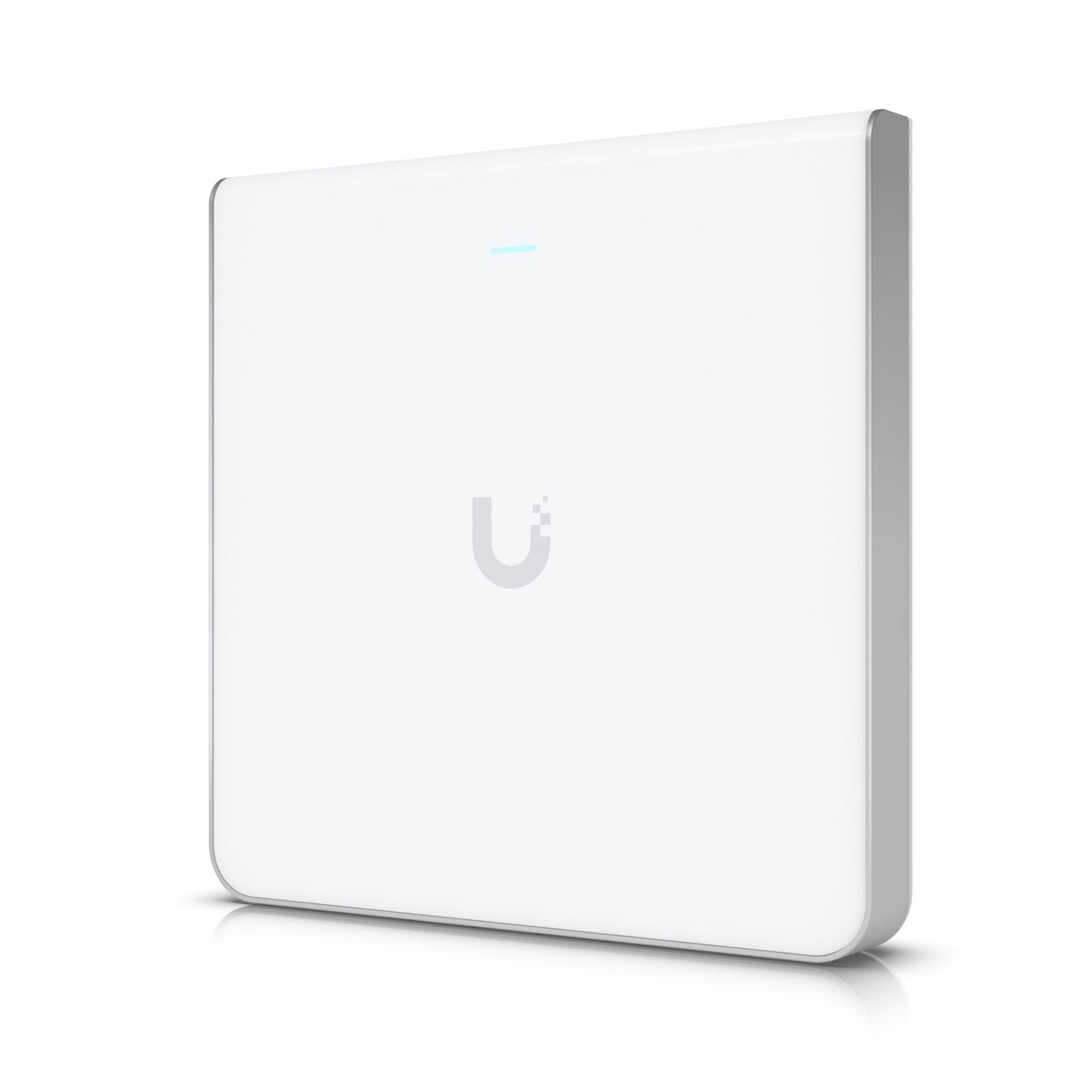 U6-ENTERPRISE-IW. Punto de acceso inalámbrico WiFi 6E de interior/pared con 1 puerto a 2500 Mbps y 4 puertos a 1000 Mbps, bandas 2,4/5/6 GHz, velocidad 4,8 Gbps, ganancia 4/6 dBi, requiere PoE-at, modelo U6-ENTERPRISE-IN-WALL UBIQUITI