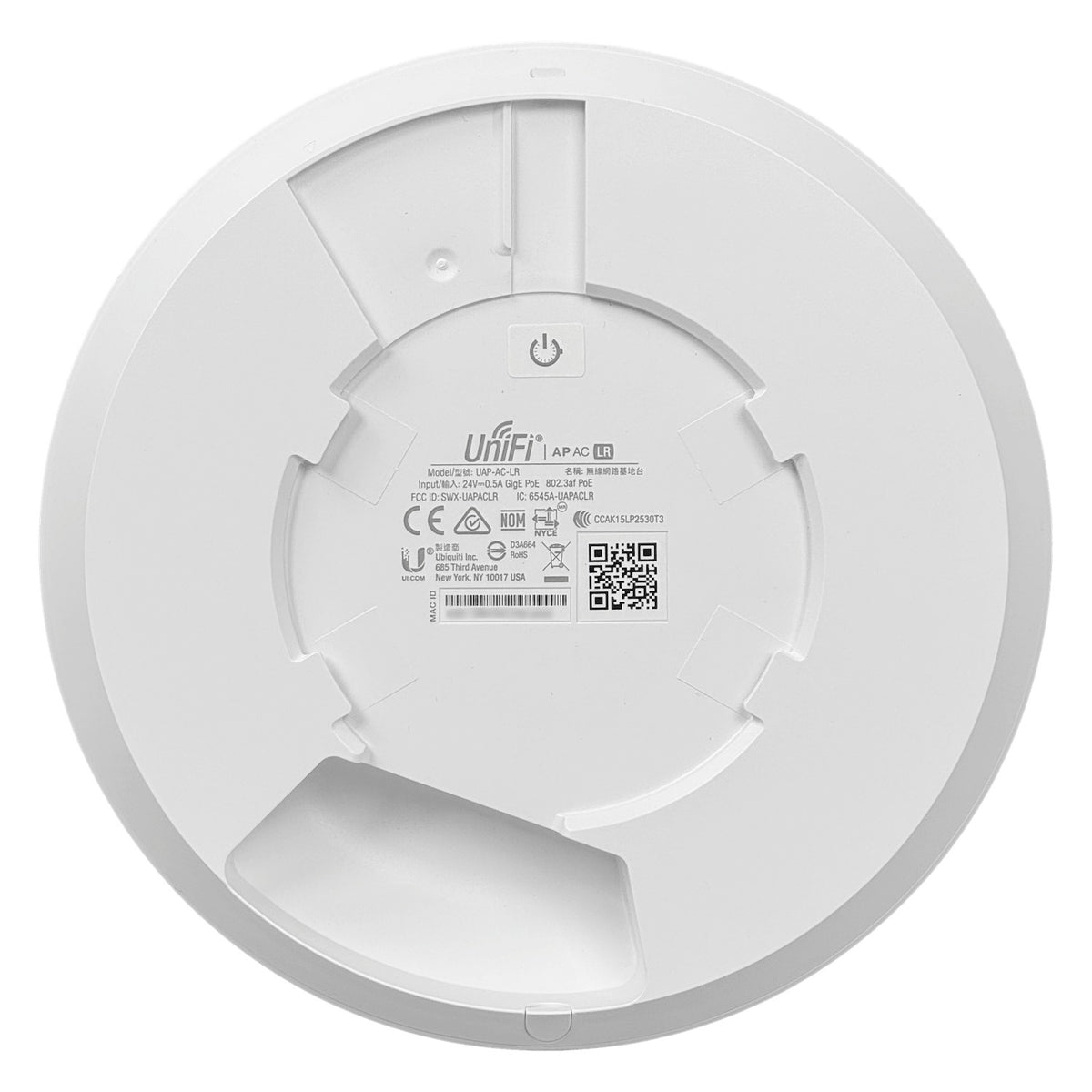 UAP-AC-LR-5. UI 5un req-PoE 450mbps-2,4GHz 867mbps-5GHz 3dBi 1-1000 AC1300  UBIQUITI