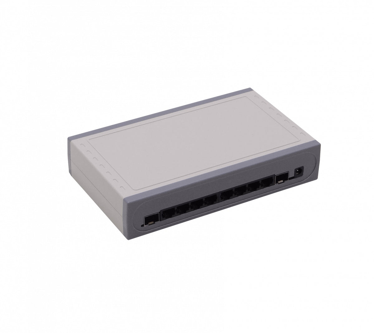 ES-0208-TG EUROLAN Switch No Administrable de 10 Puertos (8x 1000Mbps + 2x SFP), Incluye Fuente 12V, Dimensiones 20x12x4cm