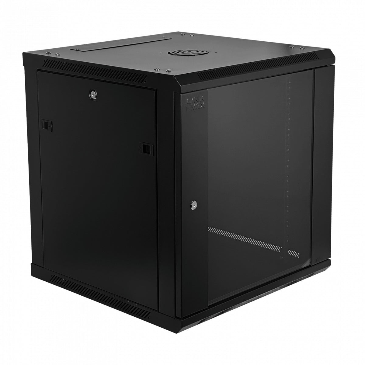 RK12-6LD LINKMADE Desmontable 12 Unidades 60cm de Profundidad Armario Rack de Pared en Negro