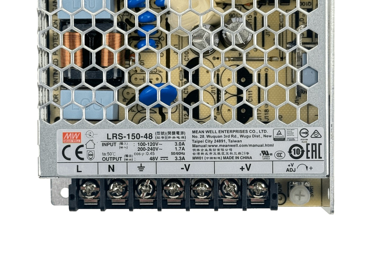 LRS-150-48 MEANWELL 158,4W 48V 3,3A Marco abierto Fuente de alimentación 100-240VAC