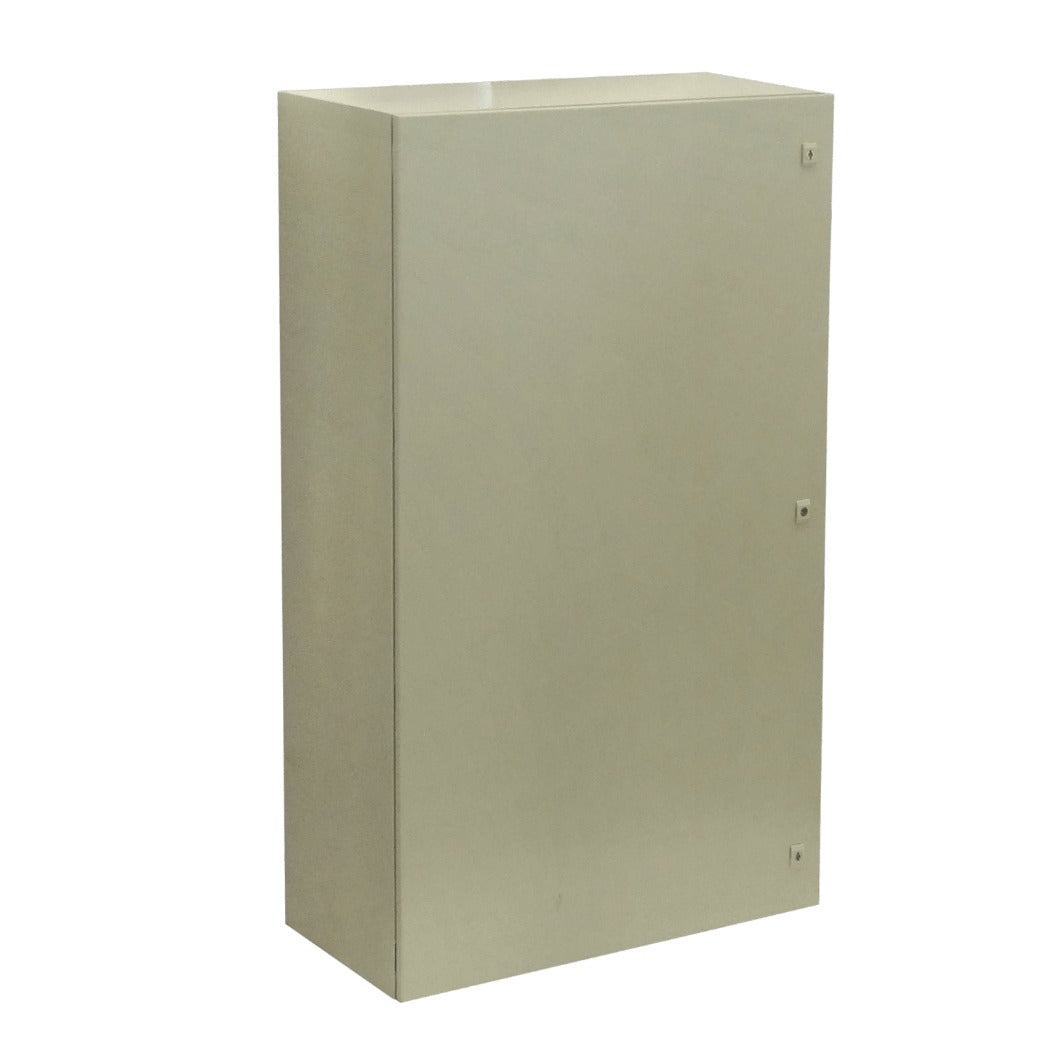 ST8-1440T Armario metálico TIBOX para tablero eléctrico IP65 color beige, 1400x800x400 mm, 3 chapas, sin cerradura