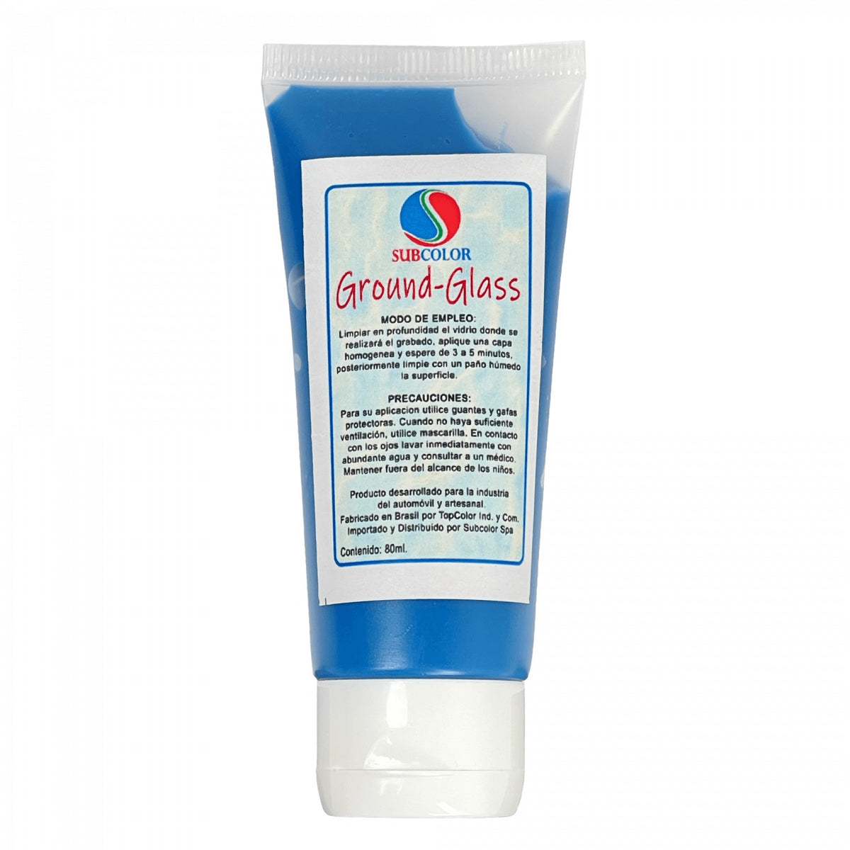 POMO SUBCOLOR Crema Pastosa para Esmerilado de Cristal con Tapón Envase-80ml GROUND-GLASS