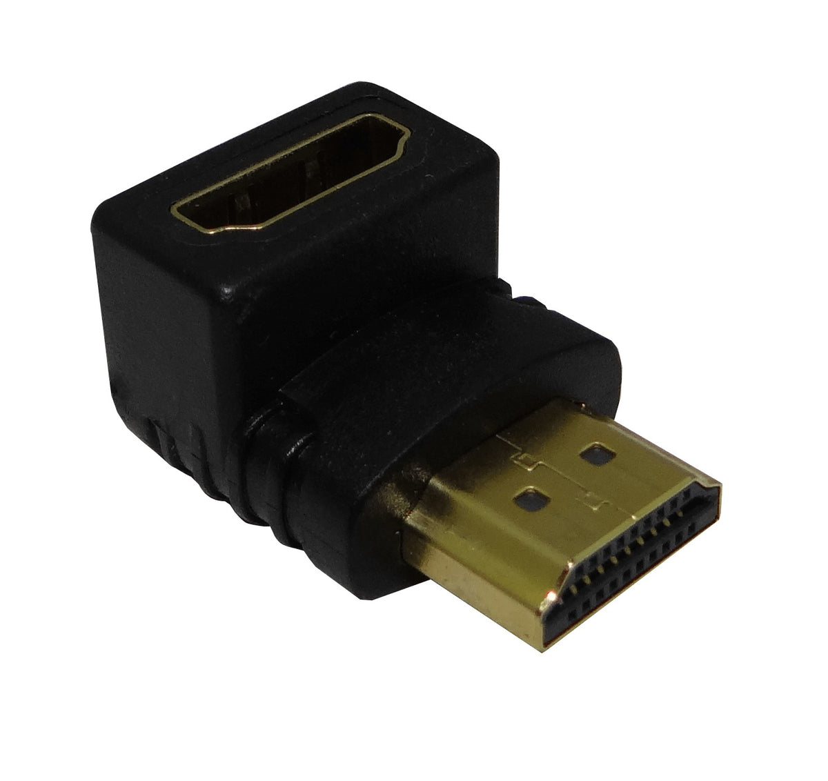 HDMI-LD Adaptador Ángulo Vertical Descendente 90-Grados HDMI Hembra-Macho