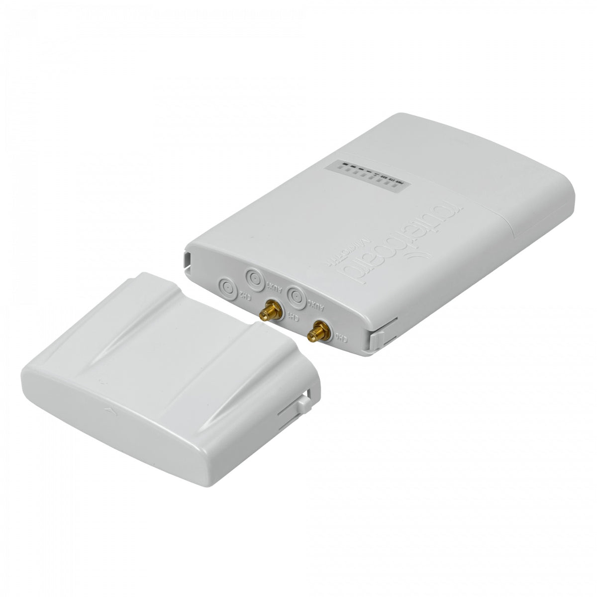 BASEBOX5 MIKROTIK Equipo de Exterior 5GHz 2x2 MIMO, Puerto MiniPCIe, Puerto Gigabit 10/100/1000, 2 Conectores RP-SMA, Modelo RB912UAG-5HPND-OUT
