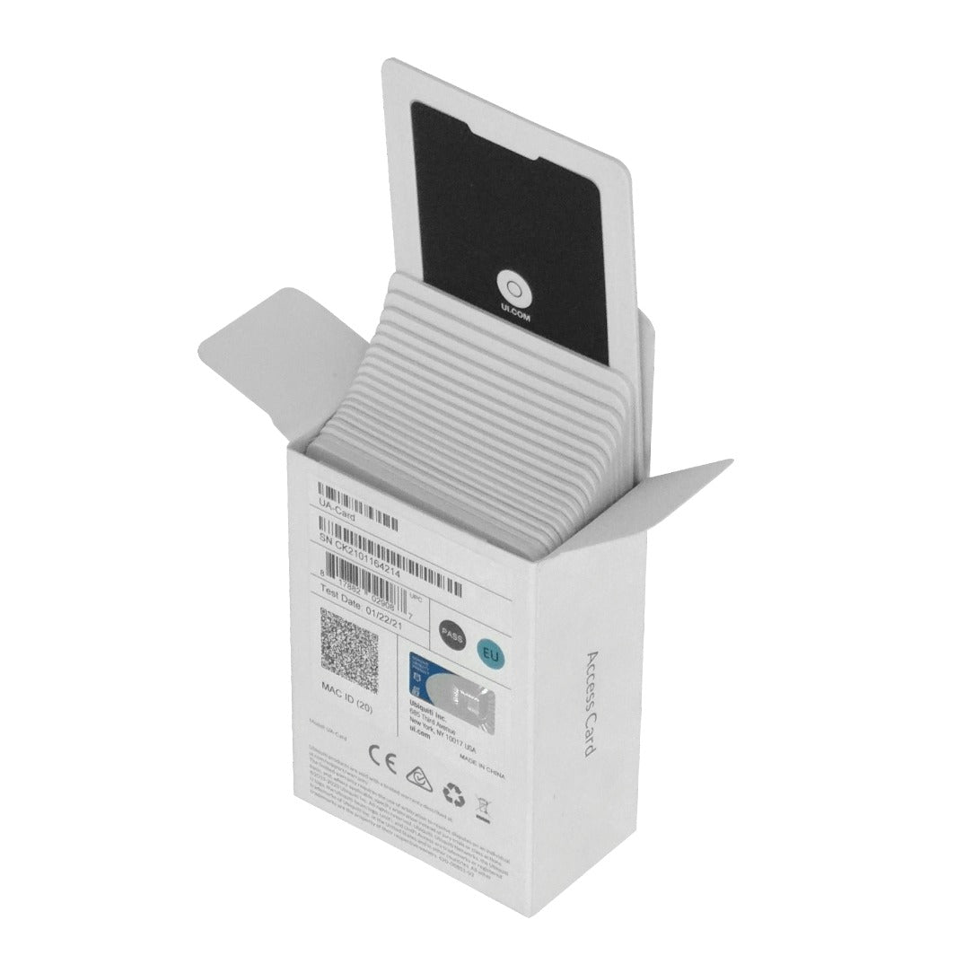 UA-CARD. UI 20 unidades NFC 13,56MHz Tarjeta de Proximidad AES-128 Unifi-Access UA-CARD-20 UBIQUITI