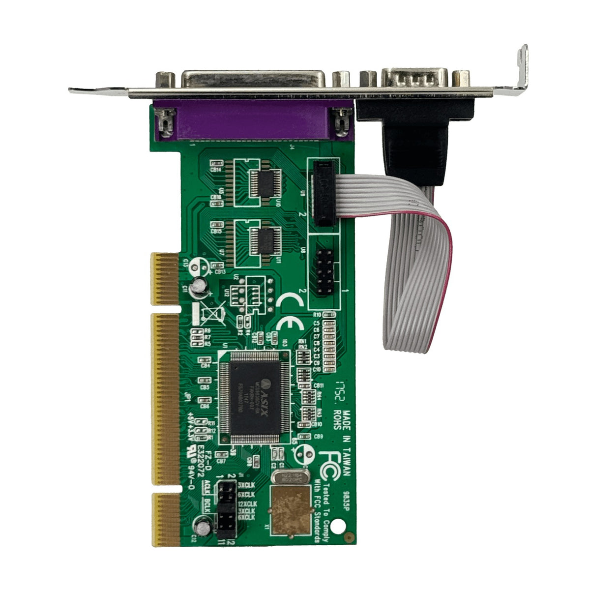 PCI2S1P Tarjeta PCI CH353L con 2 Puertos Serie/DB9-Macho/RS232 y 1 Puerto Paralelo/DB25-Hembra