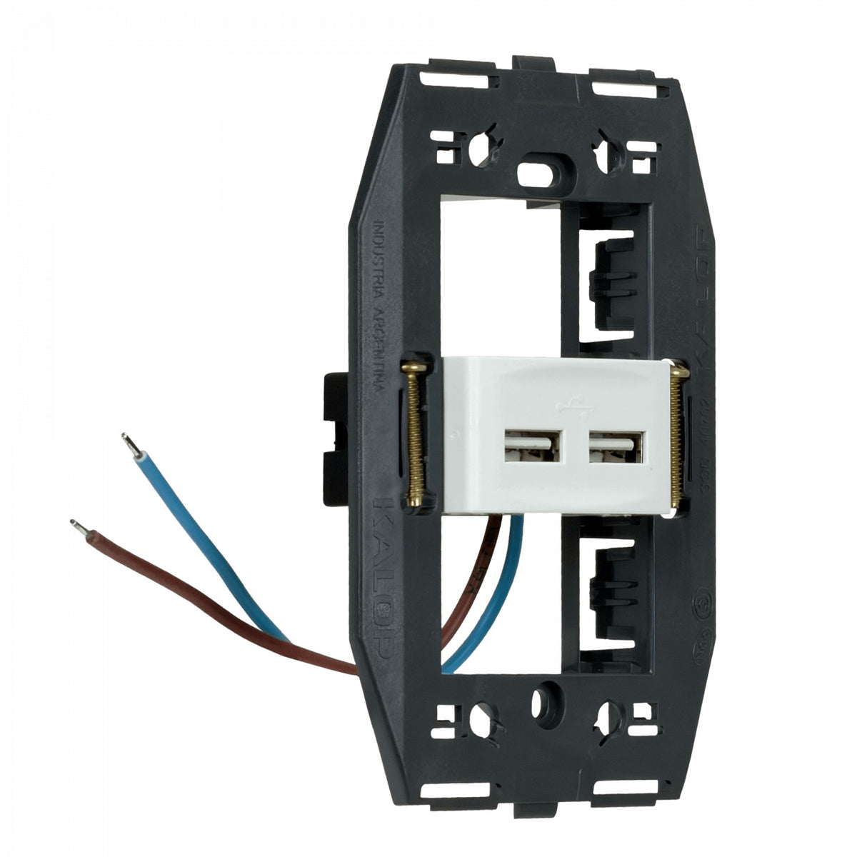 KEP-5 KALOP Módulo 2xUSB-AH 5V 2A 10W 100-240VAC necesita-Bastidor KS40490