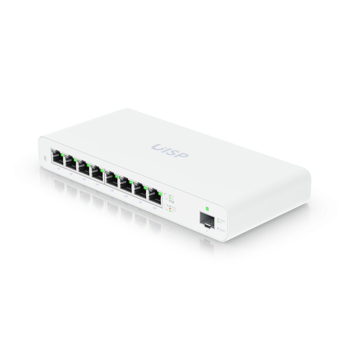 UISP-R. Enrutador UI MicroPop 8-1000-PoE24V 110W-total 1-SFP BT incluye-27V/120W UISP-R-EU UBIQUITI
