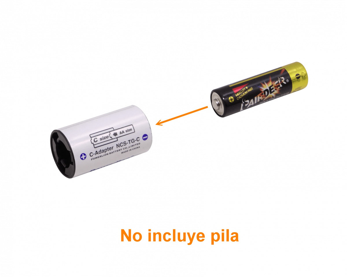 C-AA POWERLION Convertidor Pila-AA a Pila-C LR14 1,5V