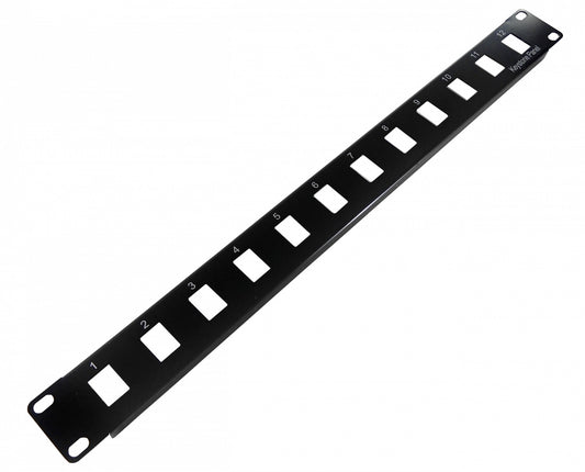 PP112L LINKMADE METAL 12-KEYSTONE SIN-SOPORTE PATCHPANEL 1U VACIO UNLOADED