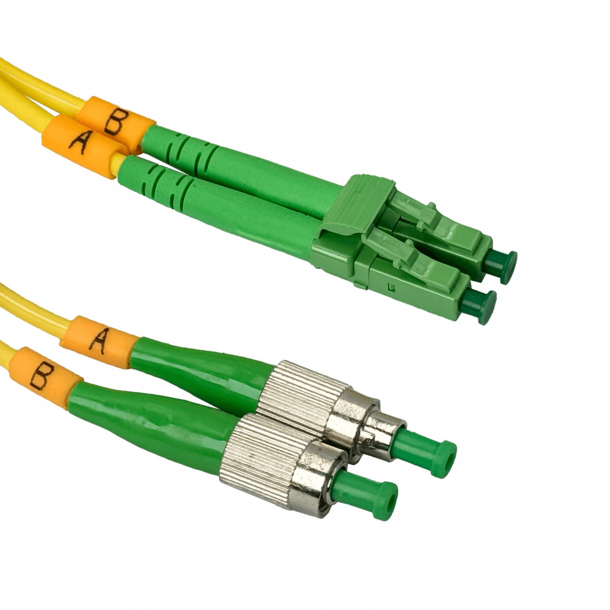JFSBH1. 1mt LC/APC-FC/APC Monomodo SM Dúplex Latiguillo Fibra 9/125um