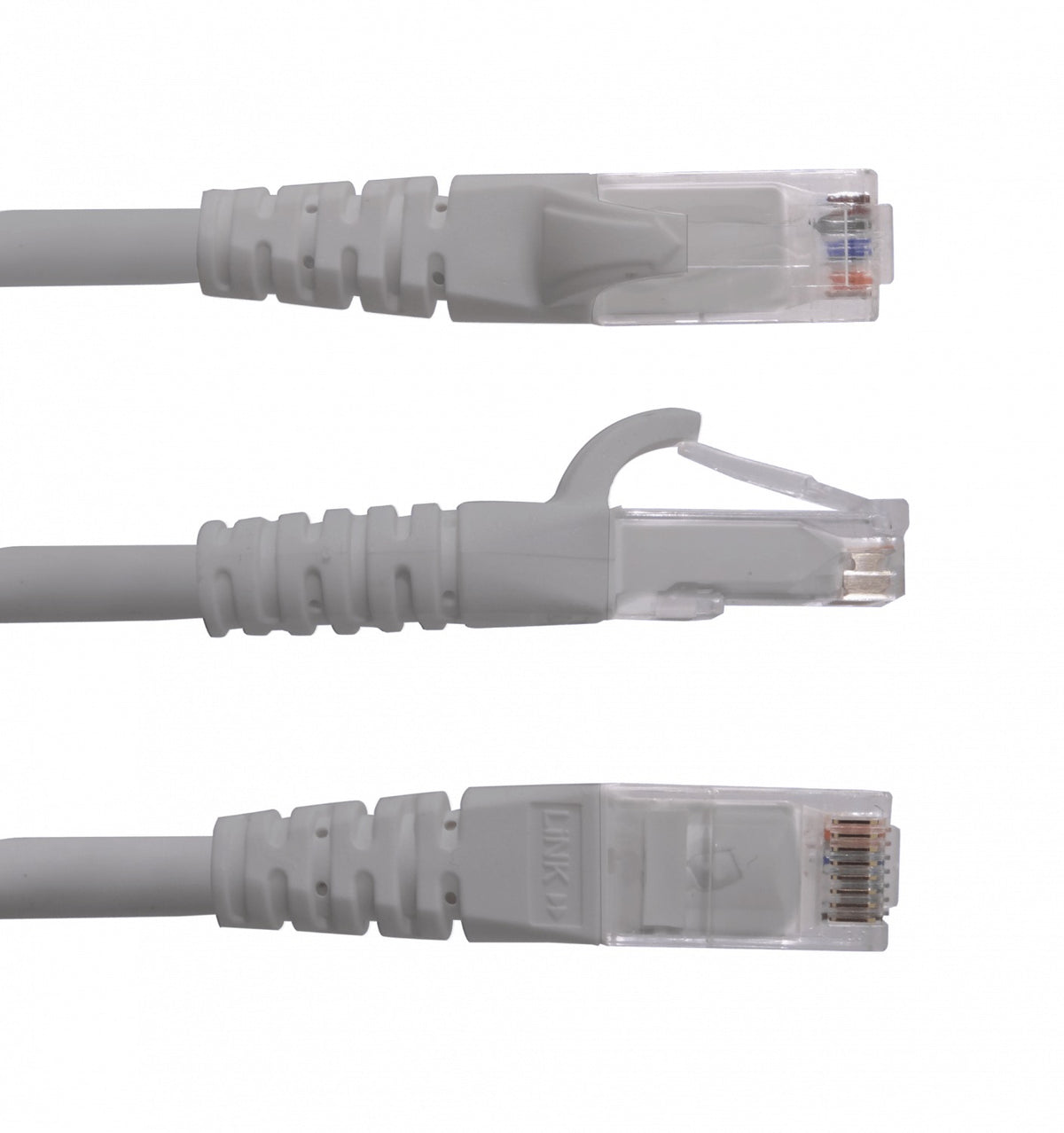 CP6CG-30L LINKMADE Cruzado 3metros Cat6 Gris U/UTP Latiguillo CrossOver 568A/568B