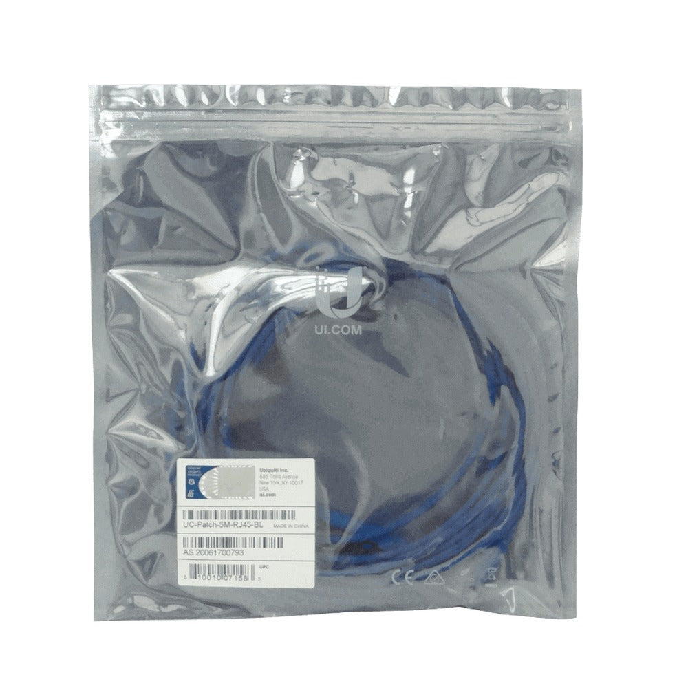 AUP-5. Cable de conexión RJ45 Cat6 de 5 metros, color azul, U-Cable-Patch-5M-RJ45-BL U-Cable-PATCH-5M-RJ45-BL UBIQUITI