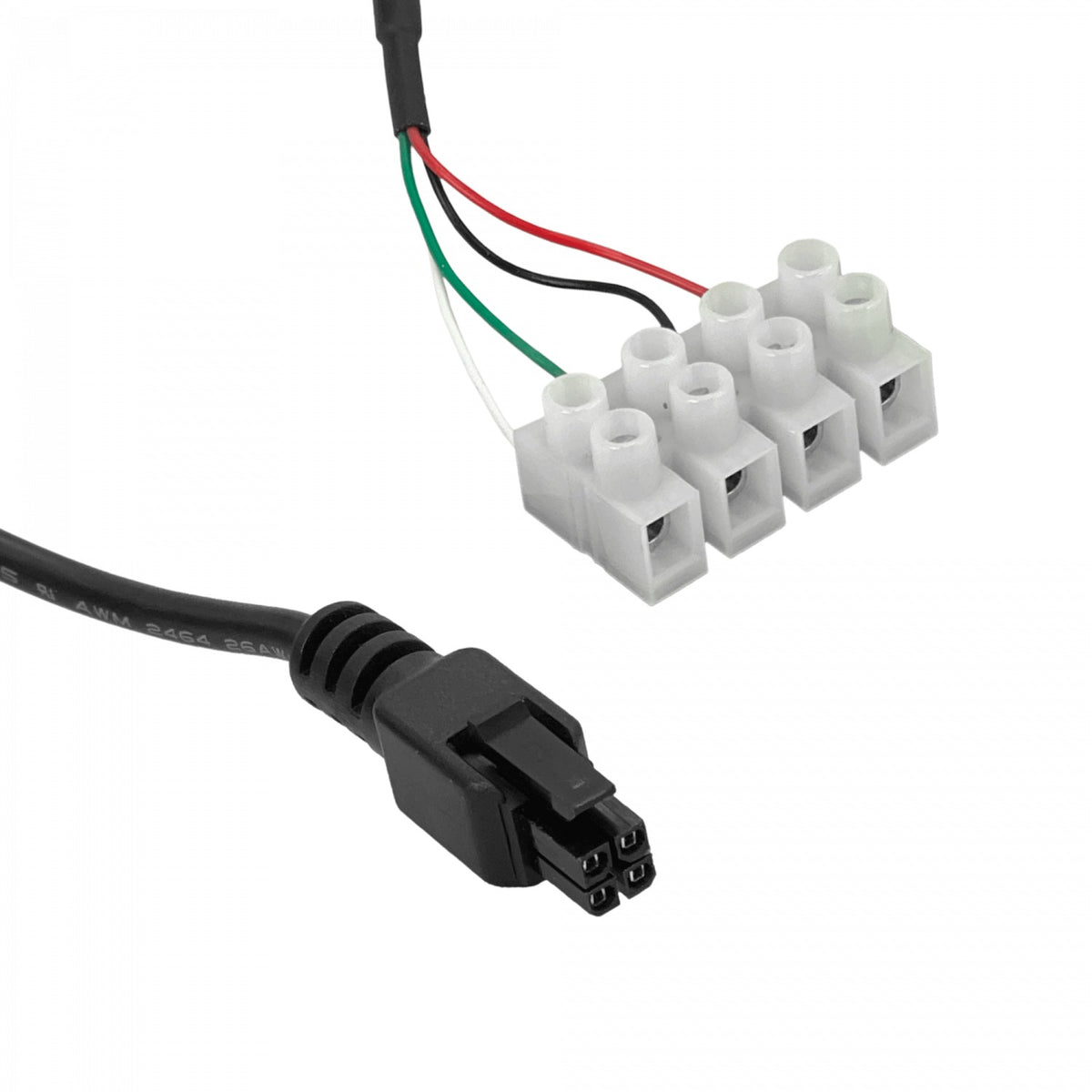 2X2-4P TELTONIKA Cable de Alimentación 193-200cm Microfit-2x2 con-bloque 4-pin PR2FK20M