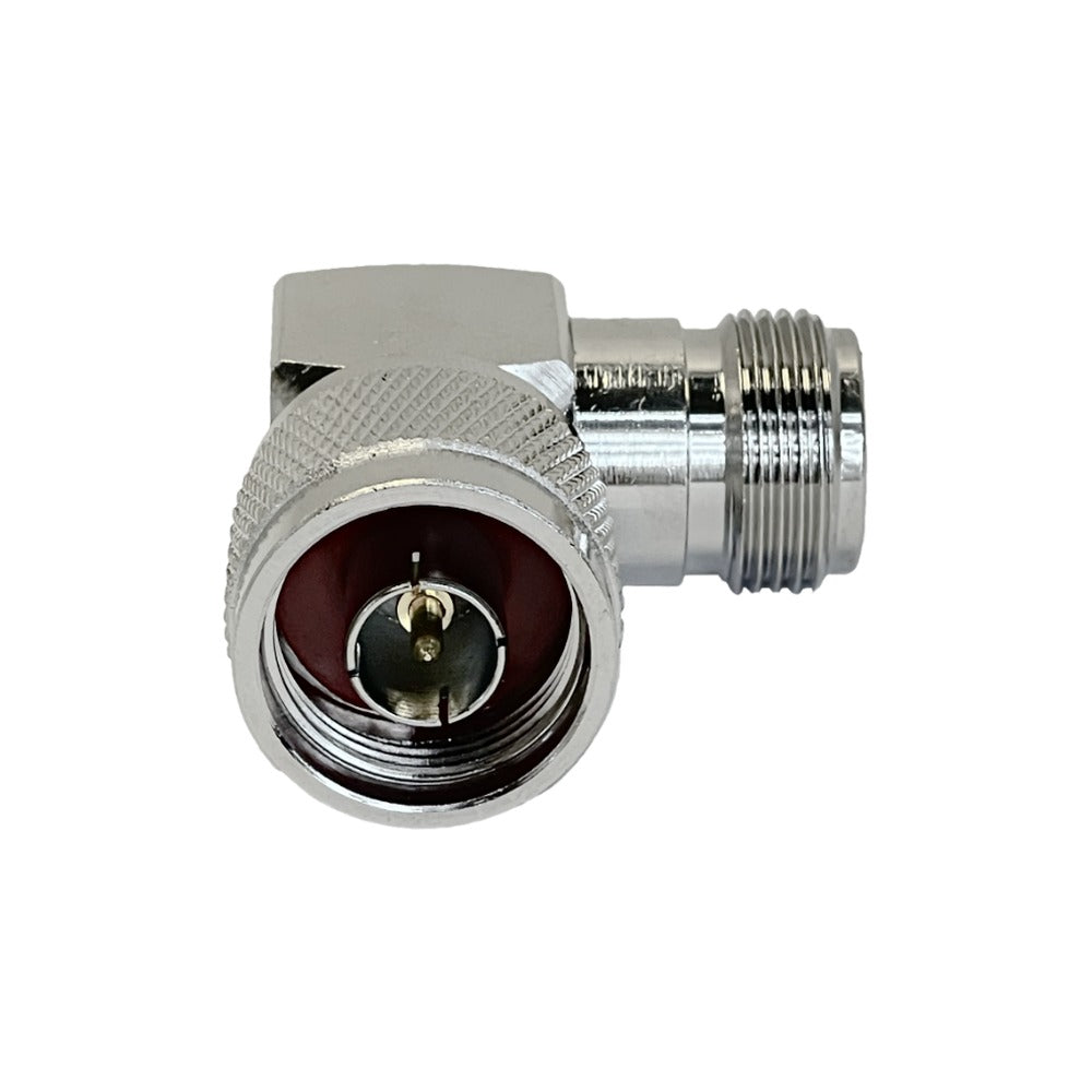 NHNM-90 Adaptador Acodado a 90 Grados Hembra N a Macho N para Cable Coaxial