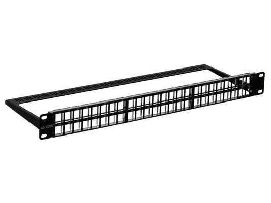 PP148F. FURUKAWA Panel de Conexiones Metálico de 48 Puertos Tipo Keystone 1U Sin Carga 35050824