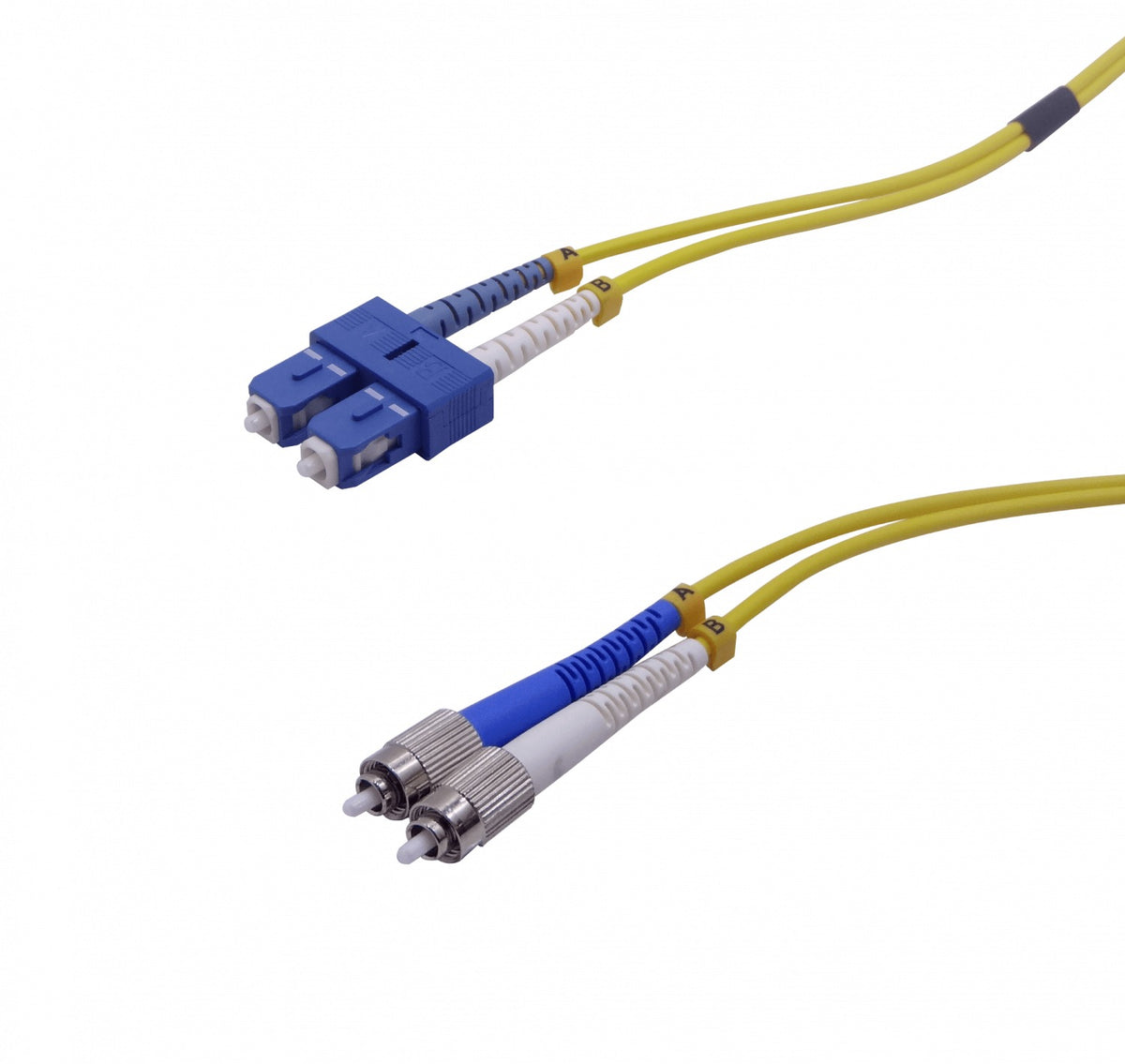 JFSCF15 LSZH 15mt SC-FC Monomodo SM Dúplex Latiguillo de Fibra Óptica 9/125um 3.0mm