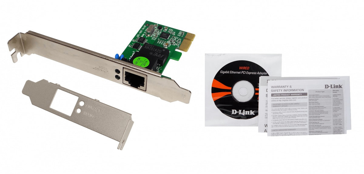 DGE-560T. D-LINK NIC 1-1000 PCIE-x1 Tarjeta Red Gigabit PCIExpress