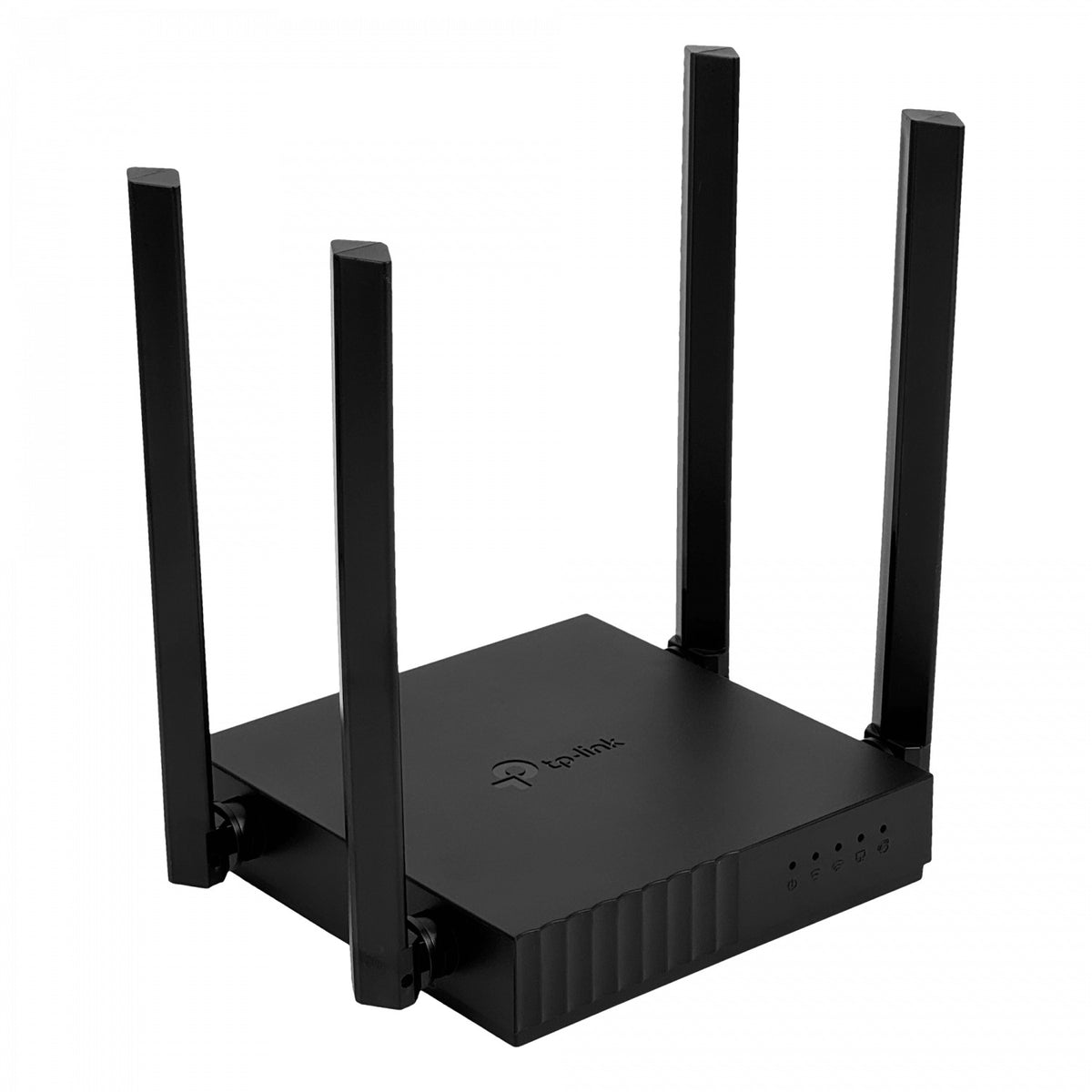 C50 Router TP-LINK AC1200 con velocidad de 867 Mbps en banda de 5 GHz y 300 Mbps en banda de 2.4 GHz equipado con 4 antenas fijas, 4 puertos de 100 Mbps y 1 puerto WAN