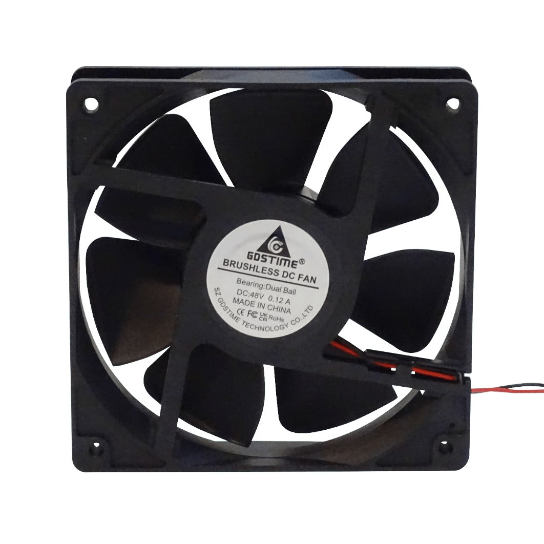 VENT-48 Ventilador 120x120x25mm 48VCC 0,12A 3500RPM Cojinete de Turbina GDA12025