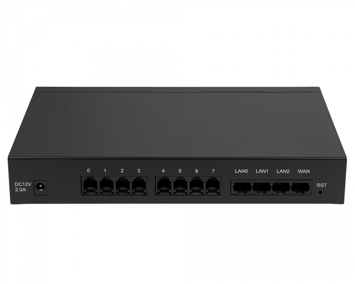 VGW-820FS PLANET Router VoIP 8-FXS-RJ11-H 3-100 1-WAN genera 8linea telef analog
