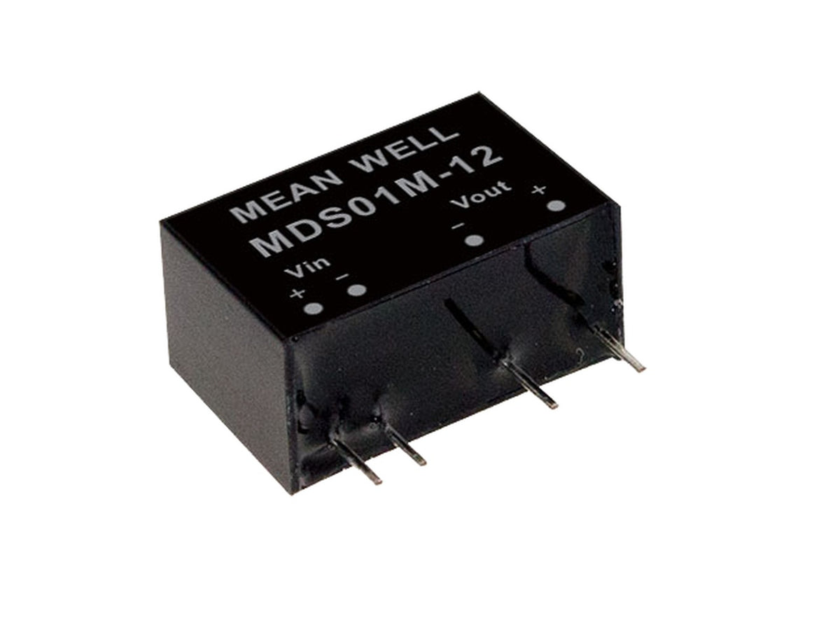 Conversor DC-DC modular médico 1W MDS/MDD01 - 10.8 a 13.2VDC - ±9V