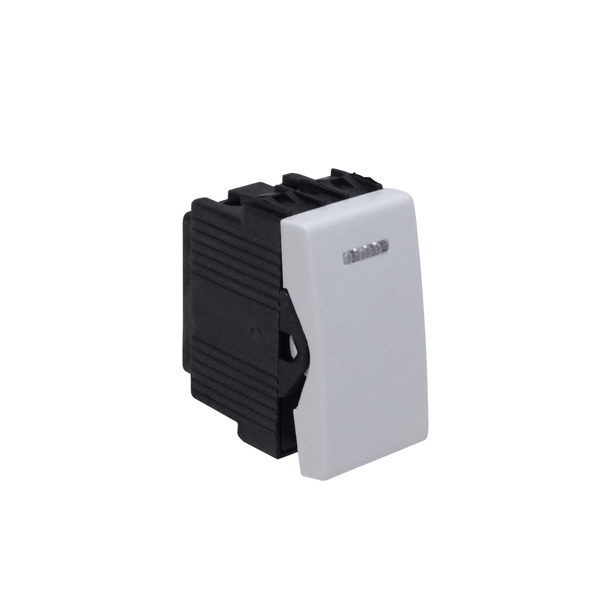 KEP-B Interruptor bipolar blanco KALOP de 4 pines, tamaño 9/12, 10A 250V, requiere base KEP-A, modelo KL40175