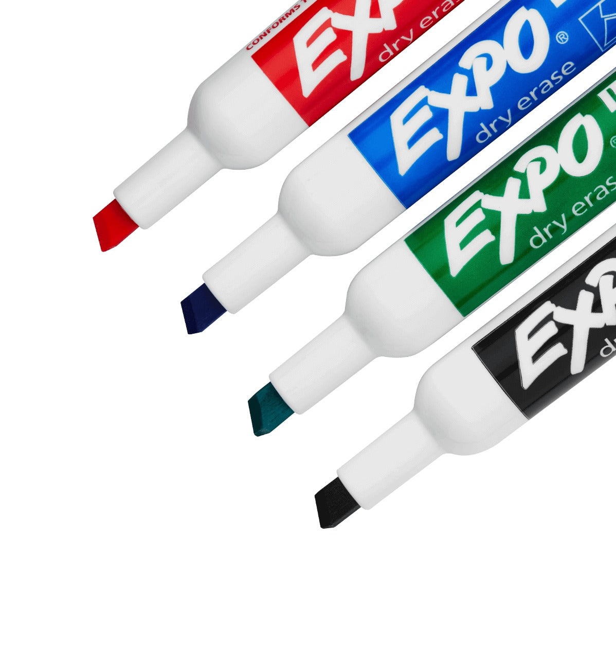 SHAPI-KIT EXPO Set Borrador y 4 Marcadores Borrables Negro Azul Rojo Verde para Pizarra 1929180