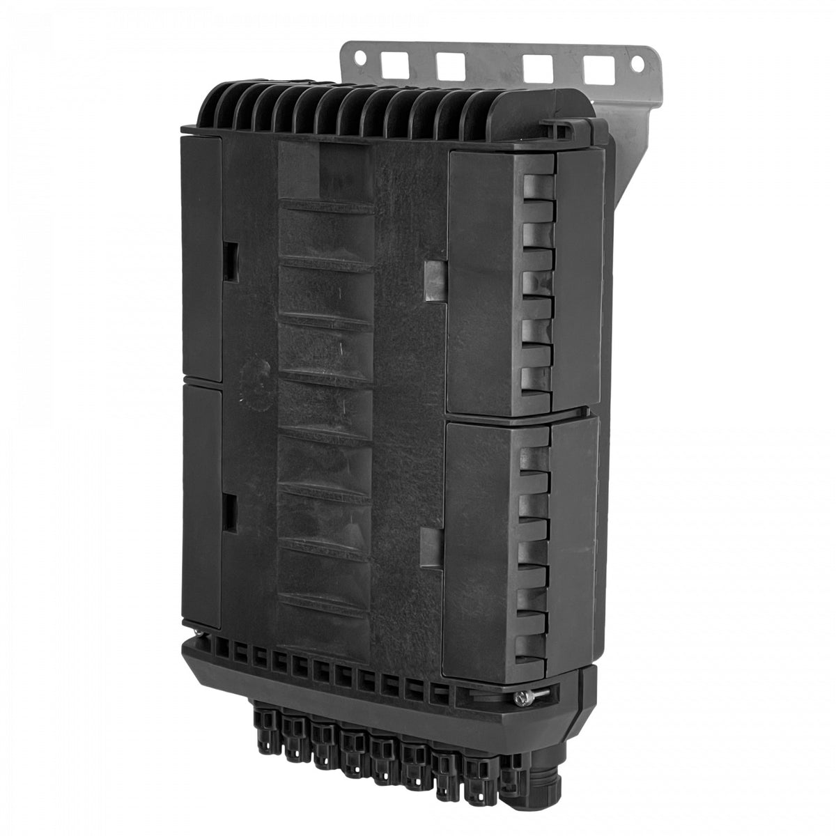 BOX-96N Caja de Empalme 4 Grandes 16 Pequeños 96 Fusiones 24 Coplas 38x24x130cm con Manga IP68