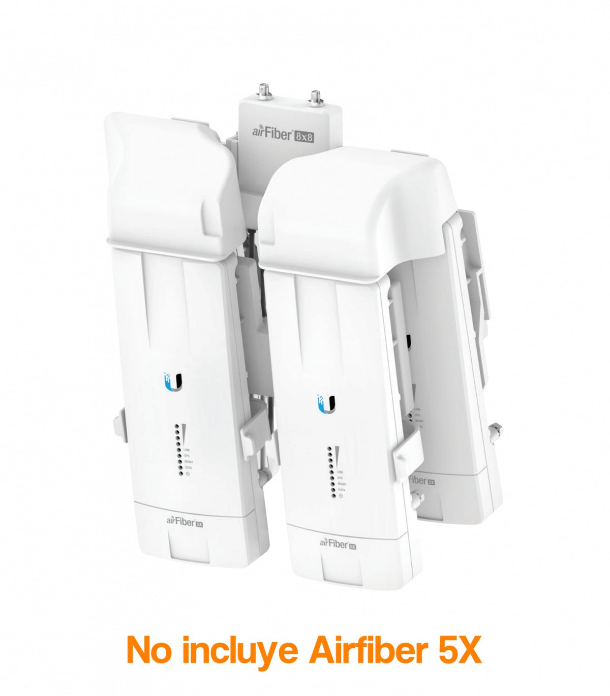AF-MPX8. Interfaz de usuario multiplexor para 4xAirFiber-5X 8-RPSMA-M 2-RPSMA-H requiere antena parabólica AFMPX8. UBIQUITI