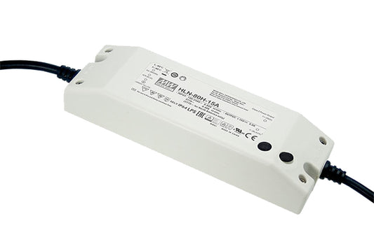 Driver LED plástico voltaje PFC 80W HLN-80H - B - 3 en 1  (1-10V, Resistor, PWM) - 54V