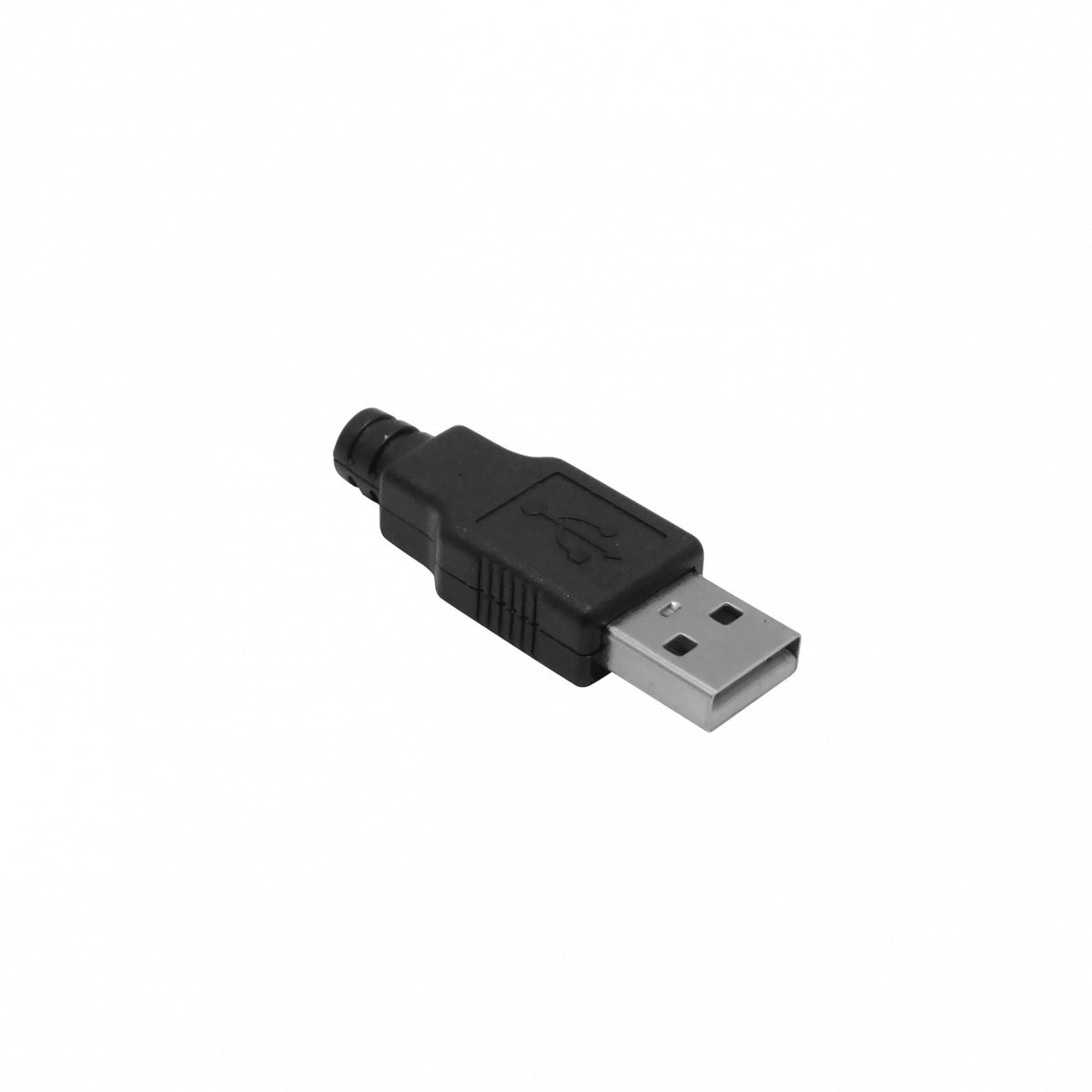 USB-AM-T Conector USB Tipo-A Macho Para-Soldar 4-contactos Ensamblable 47x16x8mm