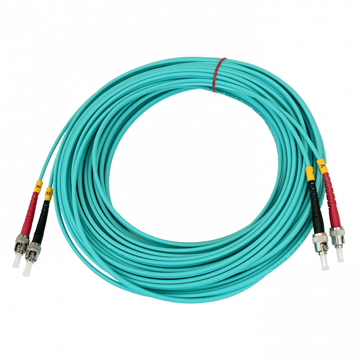 JF3TT15 15mt ST-ST OM3 Multimodo MM Duplex Jumper Fibra 3.0mm 50/125um LSZH