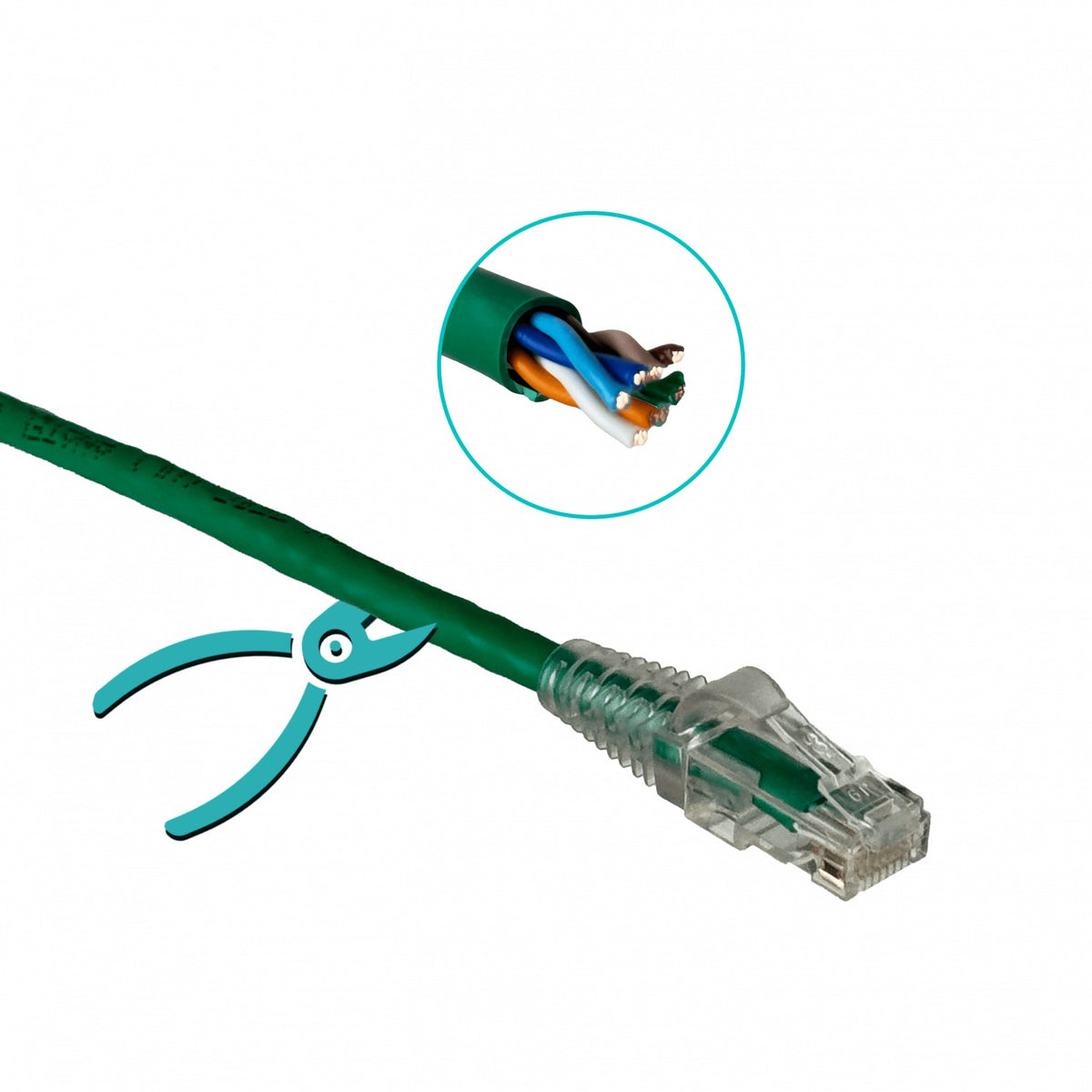 CPV-3F FURUKAWA 3mt Cat5e Verde U/UTP CM Latiguillo RJ45 Multilan 35103405