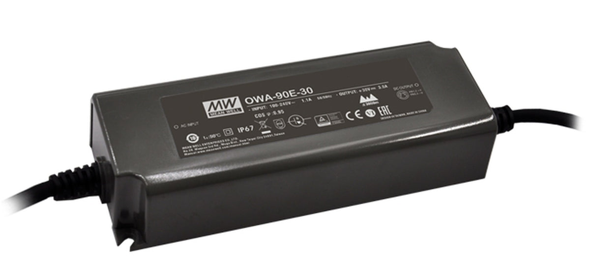 Adaptador AC-DC a prueba de humedad enchufe Europa-USA 90W OWA-90 - EU - Europa - 15V