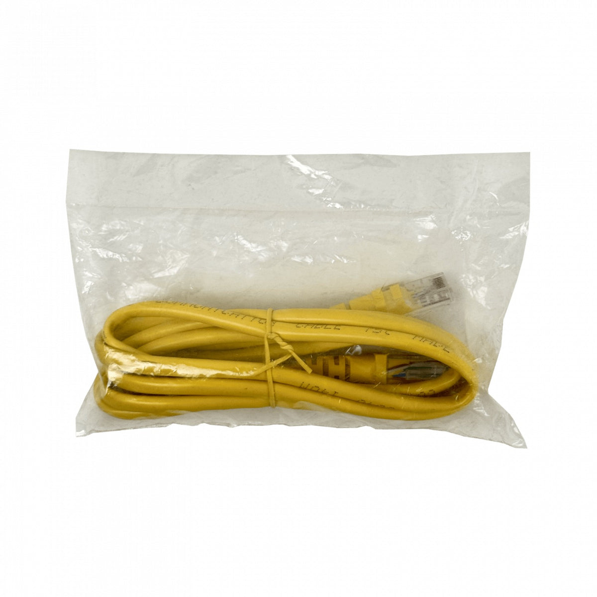 CPM-10L Cable de Conexión Moldeado Multihilo Cat5E Amarillo LSZH de 1 metro