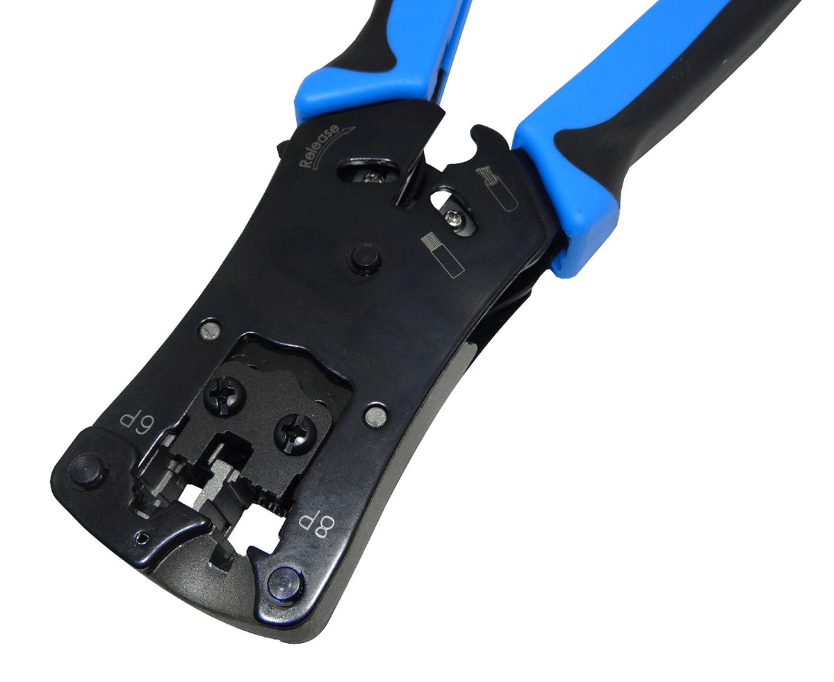 MNN-N468 LINKMADE HERRAMIENTA-ENGRAPADORA RJ45-RJ12-RJ11 ARTICULACIÓN-VERTICAL