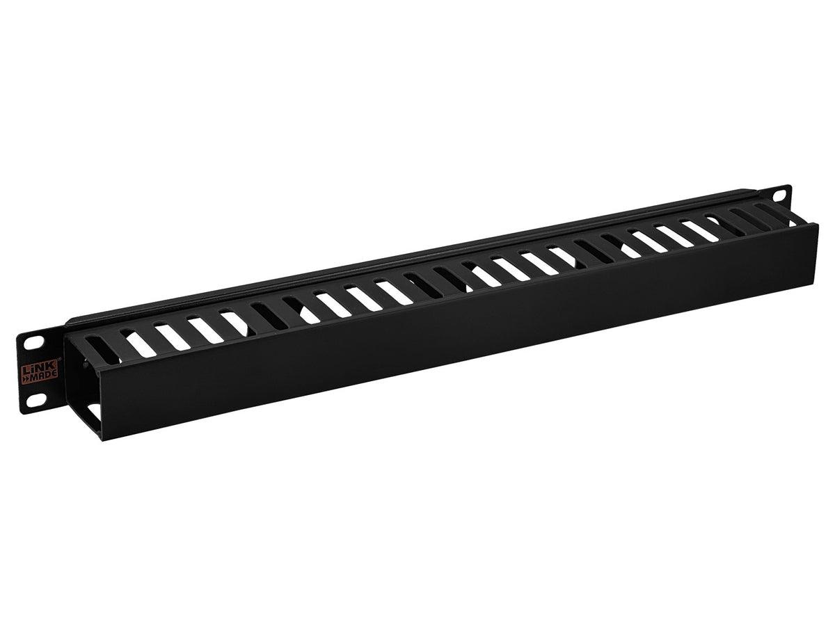 RAD-1PL LINKMADE Bandeja organizadora metálica-plástica de 1U para rack de 19 pulgadas, profundidad 53mm