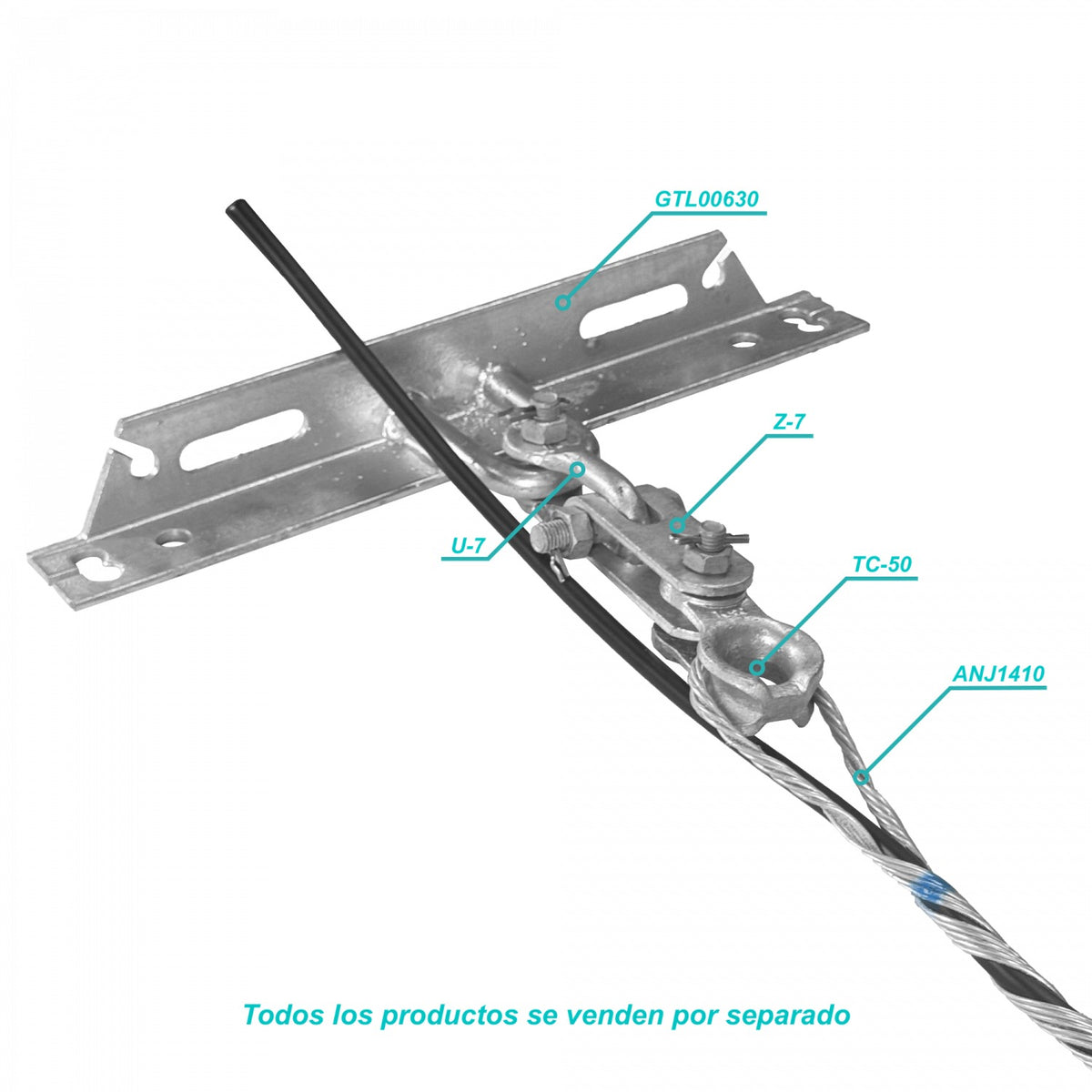 Z-7 Alternativa entre U-7 y TC-04/TC-07 Acero Cincado