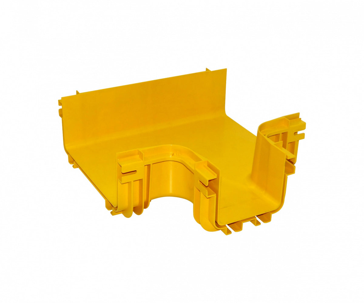CCA-240-TH1 240x100 a 120x100mm Derivacion Horizontal Tee Amarilla PC+ABS LSZH Hem