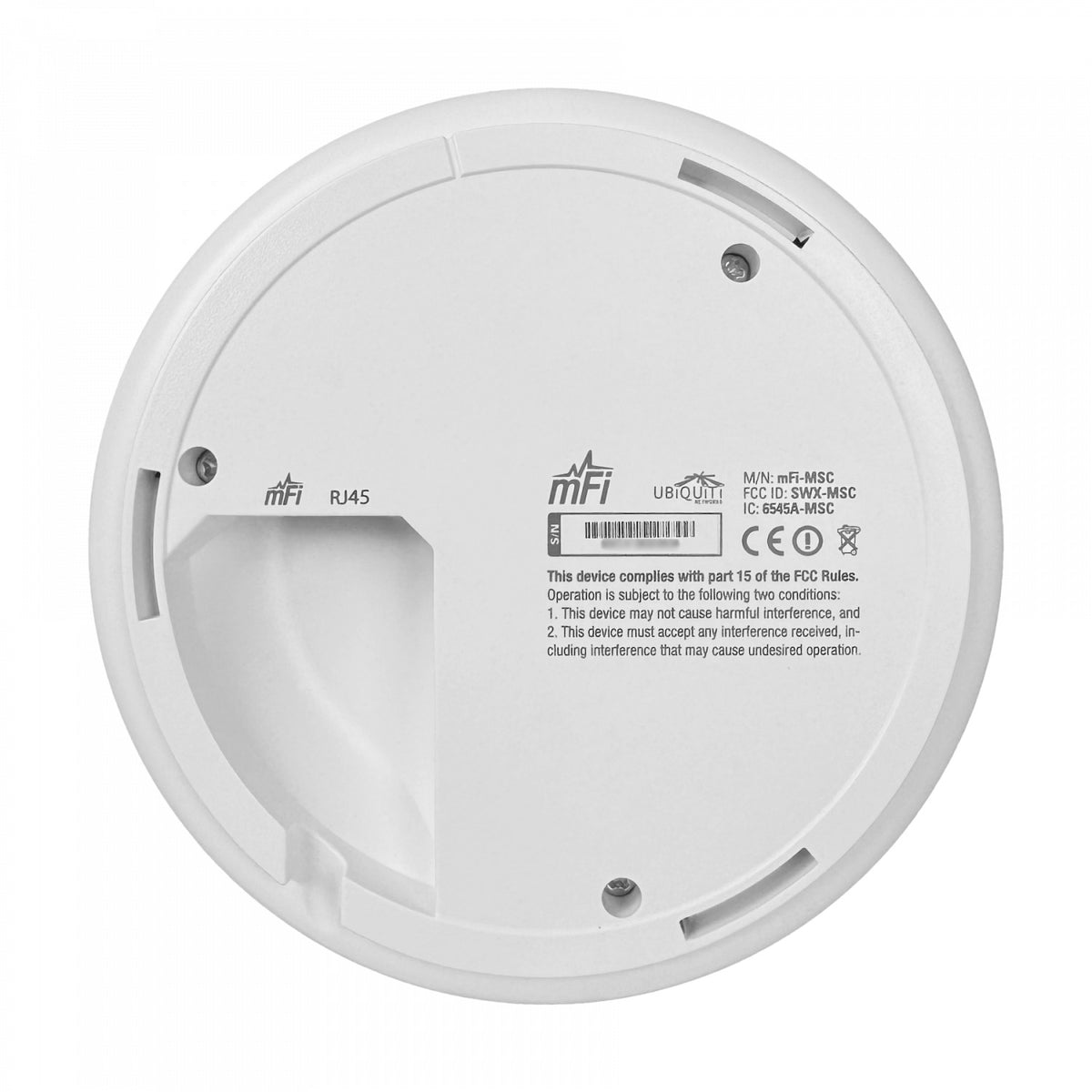 MFI-MSC. UI Sensor de movimiento para techo 4,5M 110º PIR-MW 1-RJ45-mFi MFIMSC. UBIQUITI