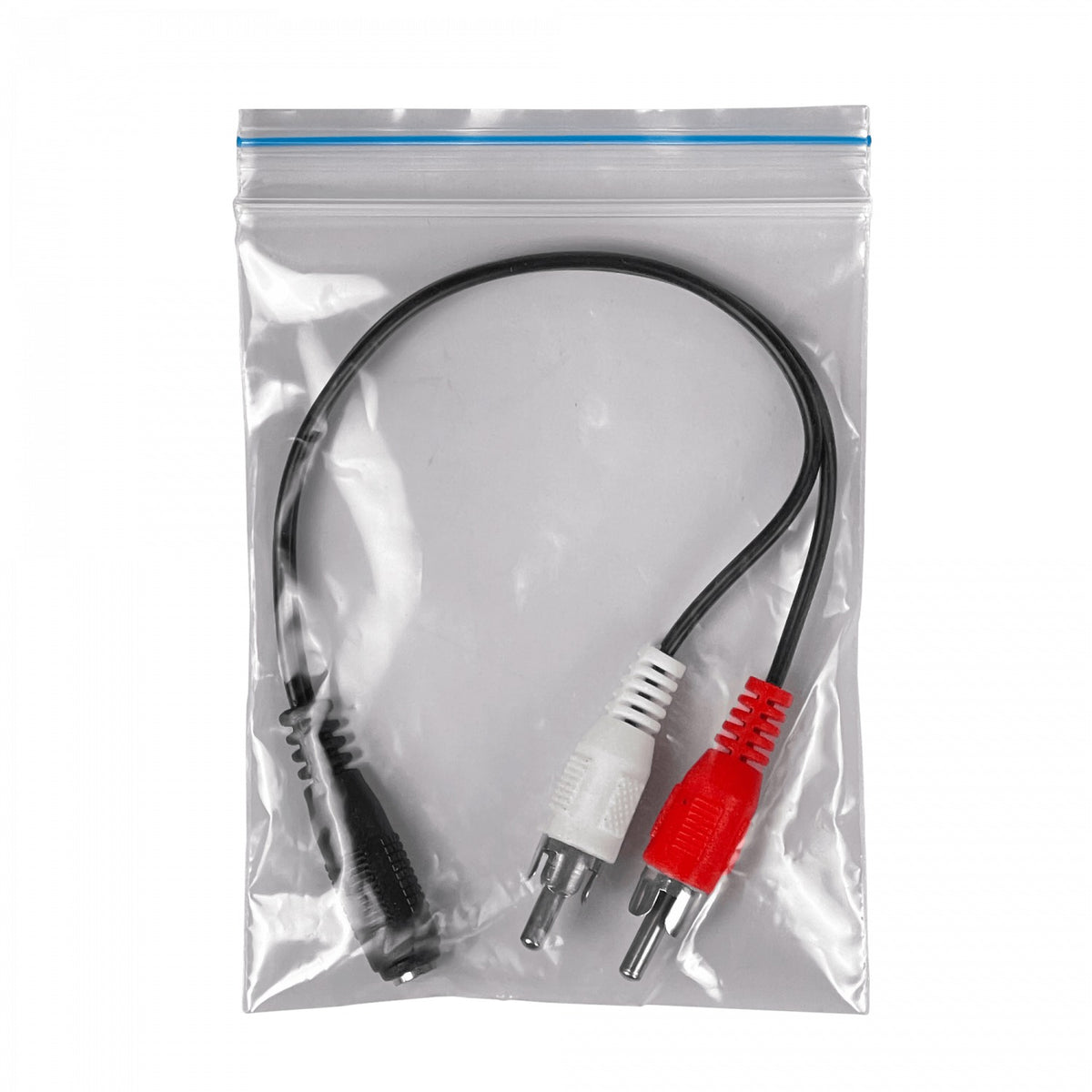AUDIO-05HR Conector RCA Doble-Macho a Micrófono 3,5mm-Hembra Longitud 15cm Cable de Conexión Enchufes-RCA 150mm