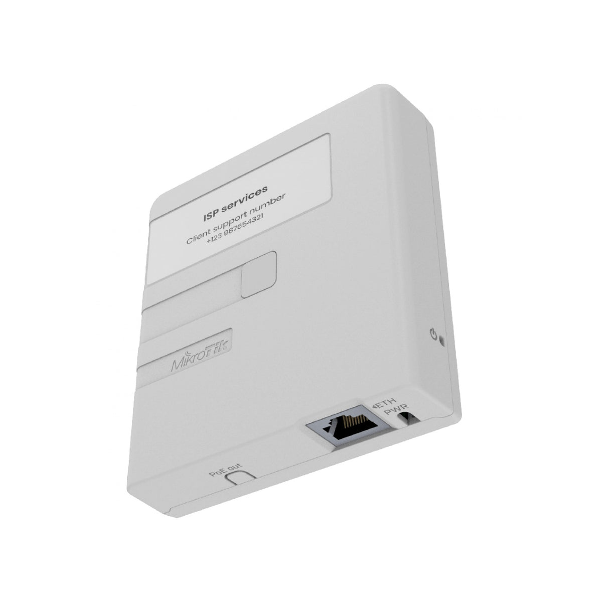 GPEN11 MIKROTIK 2-RJ45 Inyector Pasivo PoE 1GBPS Gigabit req-12-57V 5,5x2,1mm