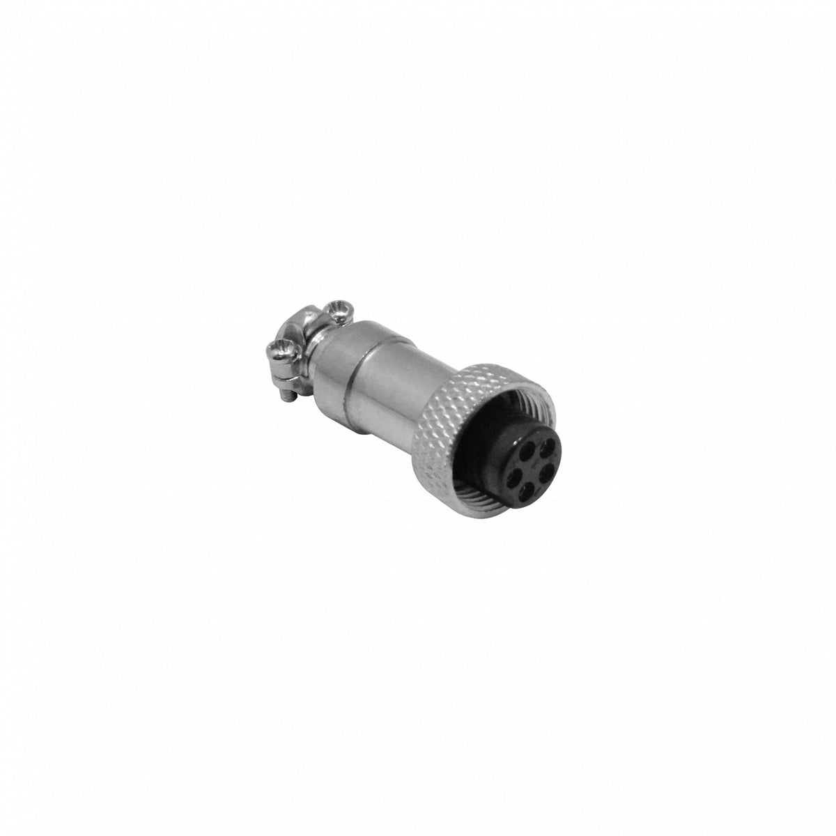 GX12HV-5 Conector Hembra Volante de Aviación Tipo GX12 de 5 Pines para Soldar