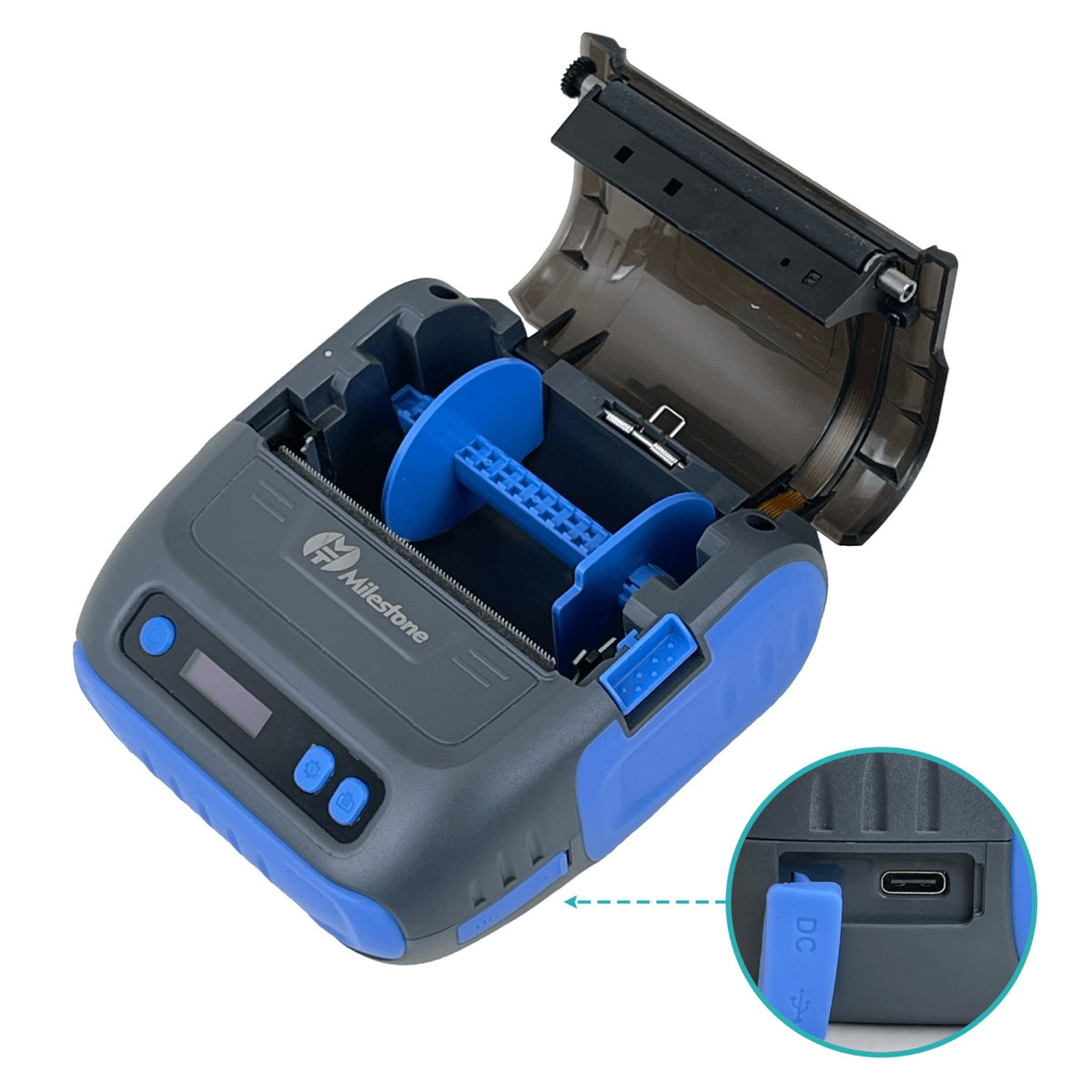 P58F Impresora Portatil Termica Bluetooth USB-C 80mm inc-5V/1A